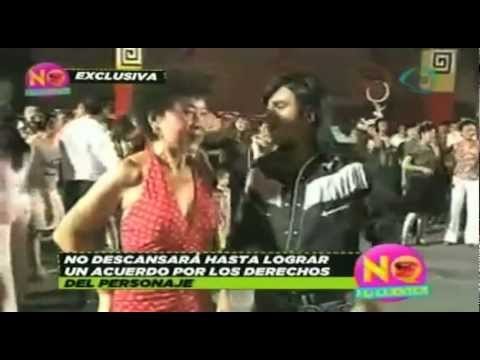 Mara Escalante y Ariel Miramontes pelean por el personaje de Albertano