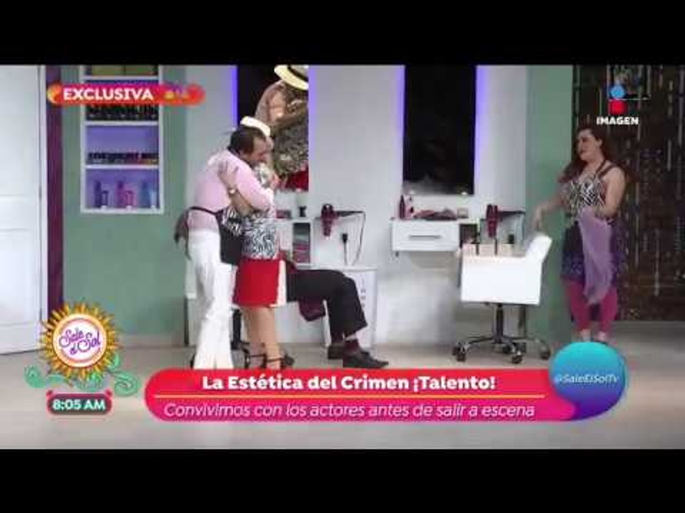 En exclusiva los personajes de "La estética del crimen" | Sale el Sol