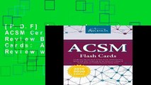 [P.D.F] d.o.w.n.l.o.a.d ACSM Certification Review Book of Flash Cards: ACSM Test Prep Review with