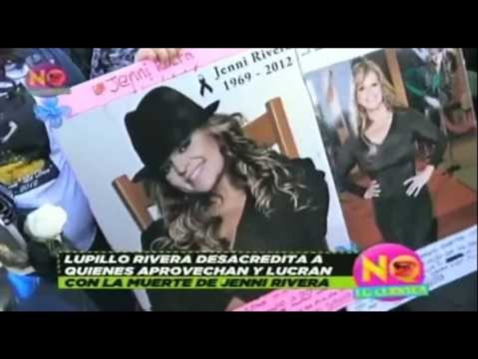 Lupillo Rivera desacredita que lucren con la muerte de Jenni Rivera