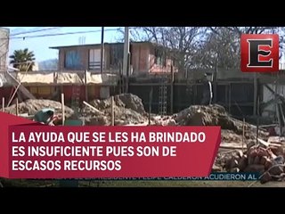 Damnificados del Estado de México buscan sobrevivir por sus propios medios