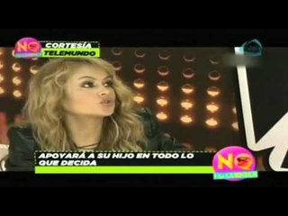 Paulina Rubio apoyara a su hijo si decide dedicarse al mundo del espectáculo