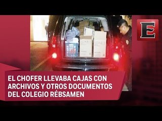 Cae chofer de dueña del Rébsamen, llevaba archivos del colegio