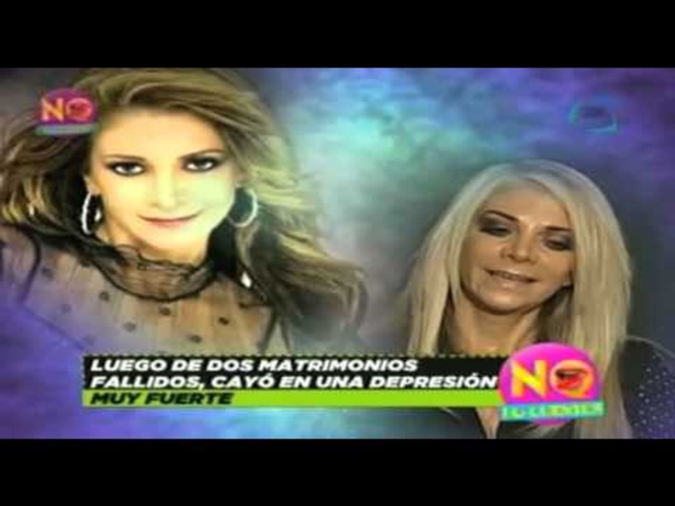 Alondra cae en depresión despues de tres matrimonios y dos divorcios