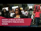Mujeres exigen seguridad en el Estado de México