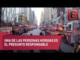 Cuatro heridos deja explosión en terminal de autobuses en Manhattan