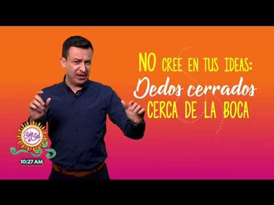 ¿Qué dice el lenguaje corporal de las personas? | Sale el Sol