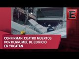 Breves Nacionales: Se desploma complejo hotelero en Merida, Yucatan