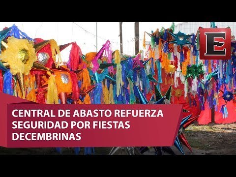 Compras navideñas abarrotan la Central de Abasto
