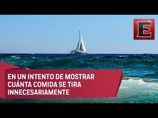 Activista frances cruza el Atlántico comiendo alimentos caducados