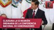 Peña Nieto pide a gobernadores a trabajar por elecciones limpias en 2018