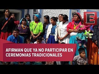 Indígenas wixárikas, expulsados de sus casas en Jalisco, no renunciarán a su nueva fe