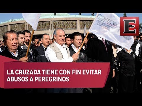 Operativo especial de la Profeco en la Basílica por festejos guadalupanos