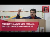 Nicolás Maduro vota en comicios municipales