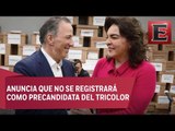 Ivonne Ortega respalda candidatura presidencial de Meade