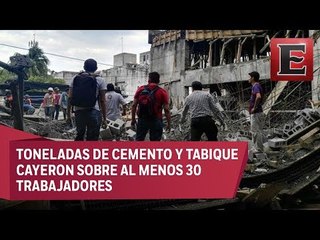 Derrumbe en escuela de Campeche deja dos muertos