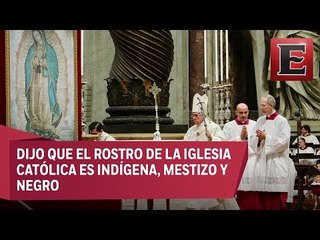 Papa Francisco celebra a la Virgen de Guadalupe