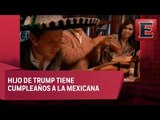 VIDEO: Hijo de Trump celebra su cumpleaños 