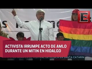 Piden a López Obrador en Hidalgo actuar en favor de comunidad lésbico-gay