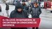 Bajas temperaturas provocan muerte de una persona en Tamaulipas