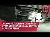 Accidente carretero en Guanajuato deja seis muertos y 14 heridos