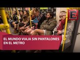Un día sin pantalones en el Metro de República Checa