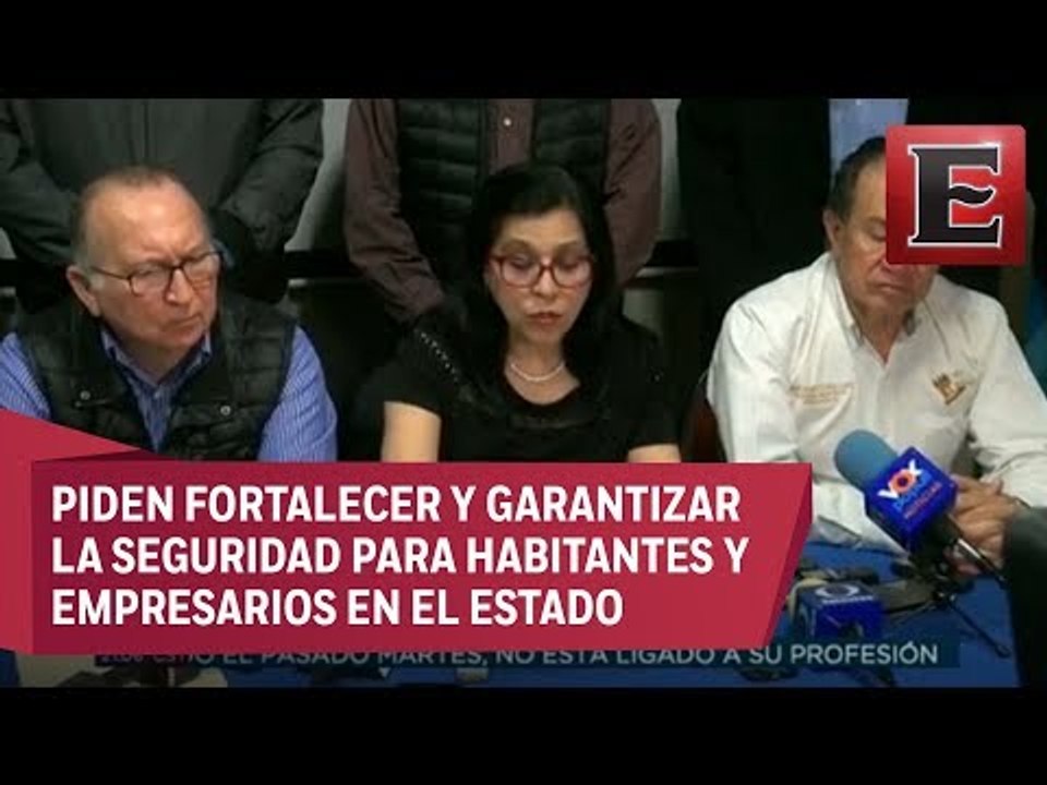 Sector empresarial pide cambiar estrategias de seguridad en Tamaulipas