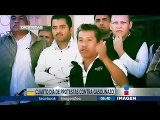 Cuarto día de protestas contra gasolinazo