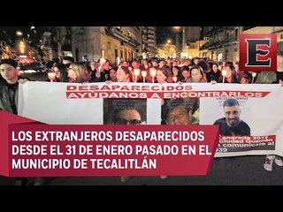 Marcha en Nápoles para pedir la localización de los tres italianos desaparecidos en México