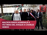 Macron conmemora los atentados contra el 