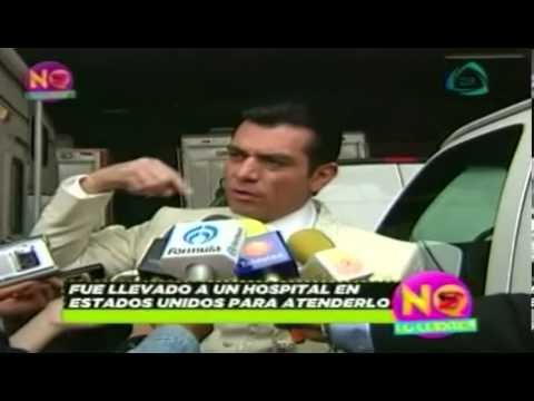 Jorge Salinas se pone alcohol industrial en su ojo / Jorge Salinas almost loses eye