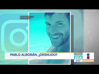 Скачать видео: Pablo Alborán comparte sensuales imágenes | Noticias con Paco Zea