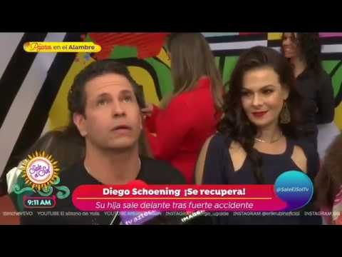 Hija de Diego Schoening se recupera tras accidente | Sale el Sol