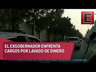 Inicia traslado de Roberto Borge al Penal de Neza Bordo