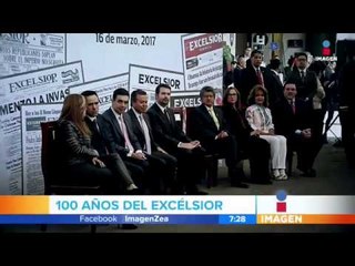 Diputados celebran el centenario de Excélsior