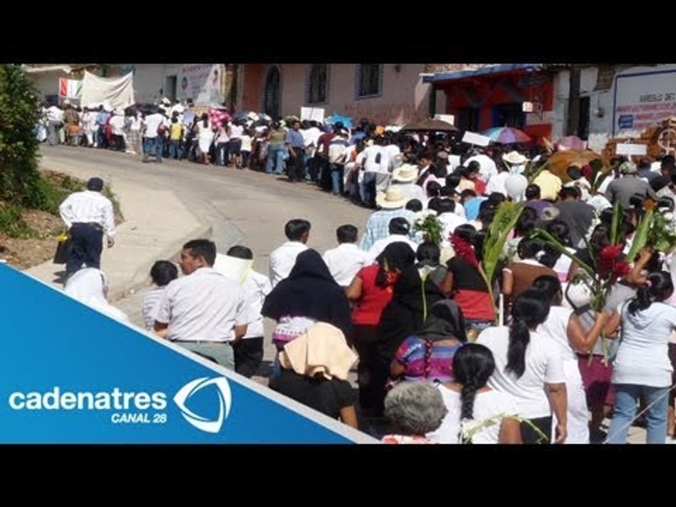 Actores en la peregrinación hacia la basílica de Guadalupe/Actors go to la basílica de Guadalupe