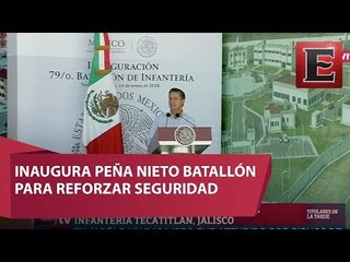 EPN encabeza inauguración de la unidad habitacional militar en Jalisco