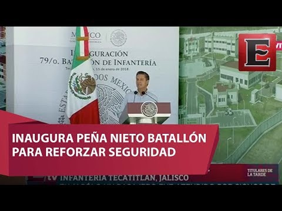 EPN encabeza inauguración de la unidad habitacional militar en Jalisco