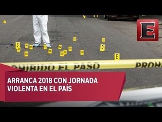 Inicia 2018 con alto número de muertes violentas en el país