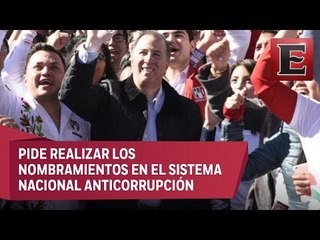 Meade llama a partidos políticos a avanzar en el combate a la inseguridad
