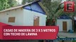 Alumnos de la UNAM construyen viviendas para los damnificados del multifamiliar de Tlalpan