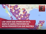 Activista crea mapa sobre feminicidios cometidos en México
