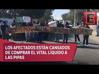 Vecinos de Ecatepec toman pozos de agua por falta de suministro