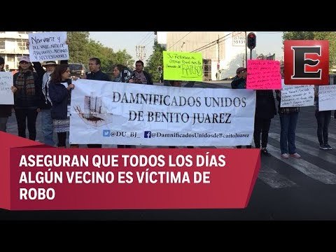 Vecinos de la Benito Juárez están cansados de la inseguridad
