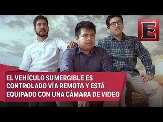 Estudiantes de la UNAM crean robot para limpiar cisternas sin vaciarlas
