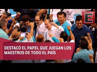 Meade promete aumento a sueldo y prestaciones de maestros