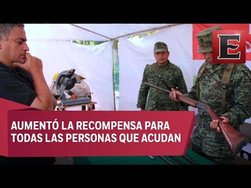 Breves Metropolitanas: Inicia programa para canje de armas "Por tu Familia"