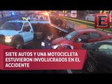Choque múltiple en la México-Pachua deja dos personas muertas