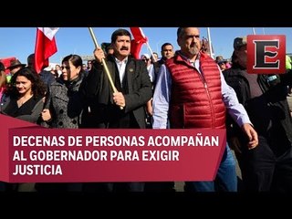 Caravana de Javier Corral avanza sin contratiempos en Ciudad Juárez