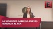 Gabriela Cuevas renuncia al PAN para respaldar a AMLO